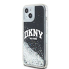 DKNY DKHCP15SLBNAEK iPhone 15 / 14 / 13 6.1" czarny/black hardcase Liquid Glitter Big Logo