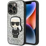 Karl Lagerfeld KLHCP14XGFKPG iPhone 14 Pro Max 6.7 &quot;hardcase silver / silver Glitter Flakes Ikonik