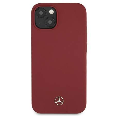 Mercedes MEHCP13MSILRE iPhone 13 6.1 &quot;red / red hardcase Silicone Line