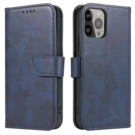 Magnethülle für Xiaomi Redmi Note 12 Hülle mit Flip Wallet Stand Blau