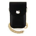 Hello Kitty Leather Metal Logo Chain bag - black