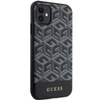 Guess GUHMN61HGCFSEK iPhone 11 / Xr 6,1" schwarz/schwarzes Hardcase GCube Stripes MagSafe