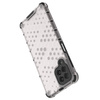 Honeycomb case armored cover with a gel frame for Samsung Galaxy M53 5G black