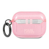 Karl Lagerfeld KLAPUKHGP AirPods Pro cover różowy/pink Glitter Karl`s Head