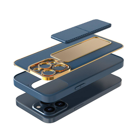 New Kickstand Case etui do iPhone 13 Pro z podstawką czerwony