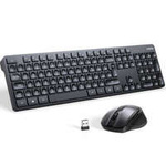 Ugreen MK006 wireless mouse and keyboard set 2.4Ghz - black