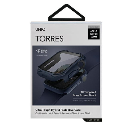 UNIQ etui Torres Apple Watch Series 4/5/6/SE 40mm. niebieski/nautical blue