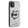 Karl Lagerfeld KLHCN61G2CPS iPhone 11 / Xr 6.1&quot; silver/silver hardcase Glitter Choupette Patch