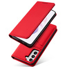 Magnet Card Case for Samsung Galaxy S22 + (S22 Plus) Pouch Wallet Card Holder Red