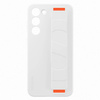 Samsung Silicone Grip Cover Case for Samsung Galaxy S23+ silicone case with wrist strap white (EF-GS916TWEGWW)