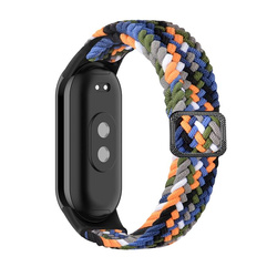 Pasek Pleciony Mi Band 8 / M8 (11), DENIM / WIELOBARWNY