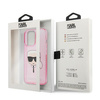 Karl Lagerfeld KLHCP13XKHTUGLP iPhone 13 Pro Max 6,7" różowy/pink hardcase Glitter Karl`s Head