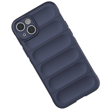 Magic Shield Case Hülle für iPhone 14 Plus flexible Panzerhülle hellblau