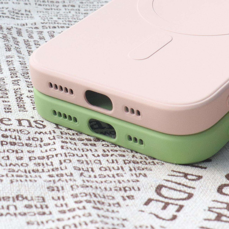 MagSafe Compatible Silicone Case for iPhone 15 Plus Silicone Case - Pink