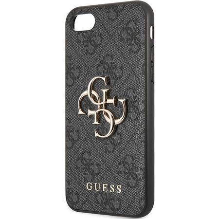 Guess GUHCI84GMGGR iPhone 7/8/SE 2020/ 2022 Grau/Grau Hardcase 4G Big Metal Logo