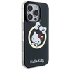 Original Case IPHONE 16 PRO MAX Hello Kitty Hardcase IML Fun Bow MagSafe (HKHMP16XHFLBK) black