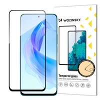 Wytrzymałe szkło hartowane Wozinsky Full Glue do Honor 90 Lite/X50i na cały ekran z ramką - czarne