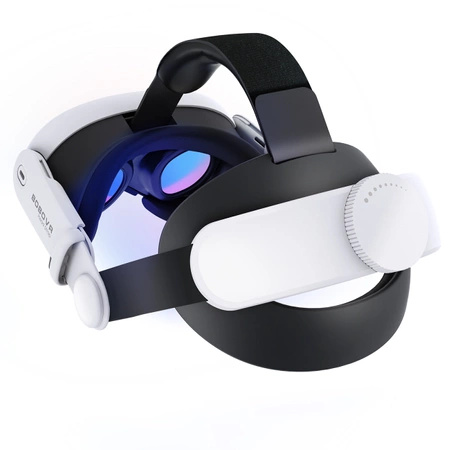 BoboVR M3 Mini Zugentlastungsband für Meta Quest 3 VR-Brille – Weiß und Schwarz