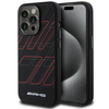 AMG AMHMP15L23SSPK iPhone 15 Pro 6.1" czarny/black hardcase Silicone Large Rhombuses Pattern MagSafe