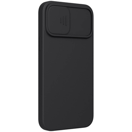 Etui IPHONE 13 PRO MAX Silikonowe z Osłoną na Aparat Nexeri Silicone Lens czarne