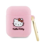 Hello Kitty Silicone 3D Kitty Head case for AirPods 1/2 - pink