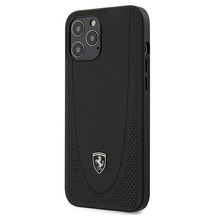 Ferrari FEOGOHCP12LBK iPhone 12 Pro Max 6,7" czarny/black hardcase Off Track Perforated