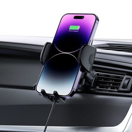 Car Mount with 15W Wireless Charging for Dashboard / Air Vent Tech-Protect CM15W-V1 black