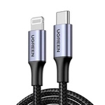 Ugreen US304 60759 Lightning - USB-C 2.0 MFi cable 1 m - gray