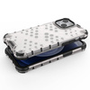 Honeycomb Case armor cover with TPU Bumper for iPhone 13 mini blue