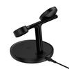 Baseus Swan Stand 3in1 magnetisches Ladegerät mit USB Typ C Kabel 1m schwarz (WXTE000101)