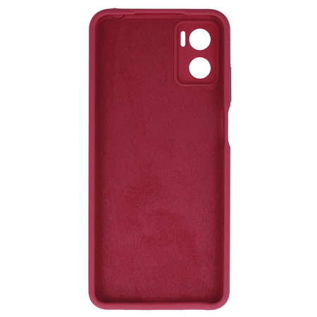 Silicone Lite Case do Motorola Moto E22/E22i bordowy