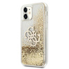 Original Case IPHONE 11 Guess Hardcase 4G Big Liquid Glitter (GUHCN61LG4GGO) gold