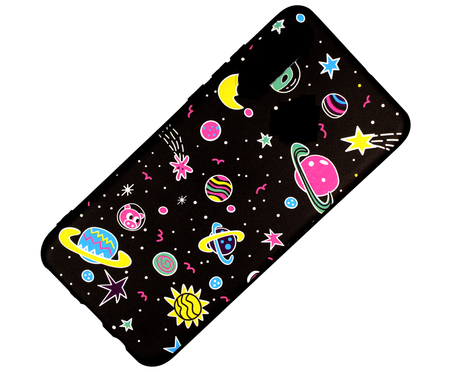 Etui Slim case Art SAMSUNG GALAXY A9 2018 różowe planety