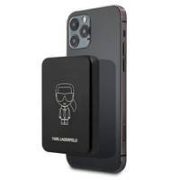 Karl Lagerfeld Powerbank indukcyjny 3000mAh MagSafe czarny (KLPBMSOIBK)