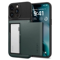 Spigen Slim Armor CS, Abgrundgrün – iPhone 15 Pro Max