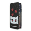 Original Case IPHONE X / XS Karl Lagerfeld Book Valentine (KLFLBKPXVDCBK) black