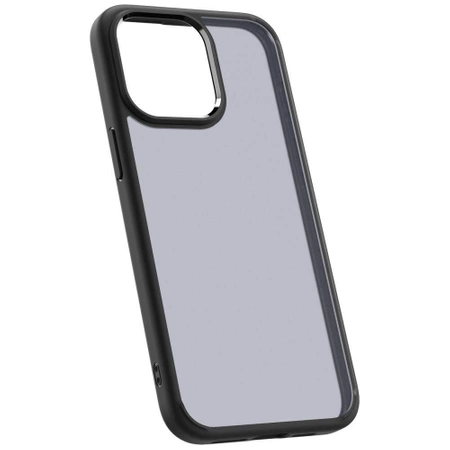 Etui Spigen Ultra Hybrid na iPhone 15 Pro Max - przezroczysto-czarne