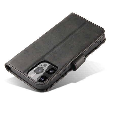 Magnet Case with flap and wallet for Tecno Spark 10 - black