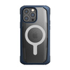 Raptic X-Doria Secure Case für iPhone 14 Pro mit gepanzerter MagSafe-Hülle blau