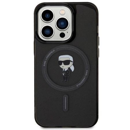 Karl Lagerfeld IML Ikonik MagSafe case for iPhone 15 Pro - black