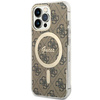 Guess GUHMP13LH4STW iPhone 13 Pro / 13 6.1" brązowy/brown hardcase 4G MagSafe