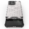 Honeycomb case for iPhone 14 Pro armored hybrid cover black