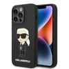 Karl Lagerfeld Silicone NFT Ikonik - Etui iPhone 14 Pro Max (czarny)