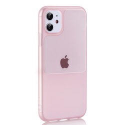 TEL PROTECT Window Case do Iphone 12 Mini Różowy