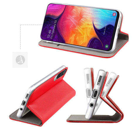 Case XIAOMI REDMI NOTE 12 4G Flip Magnet red