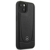 Etui Mercedes Leather Urban do iPhone 15 Plus - czarne