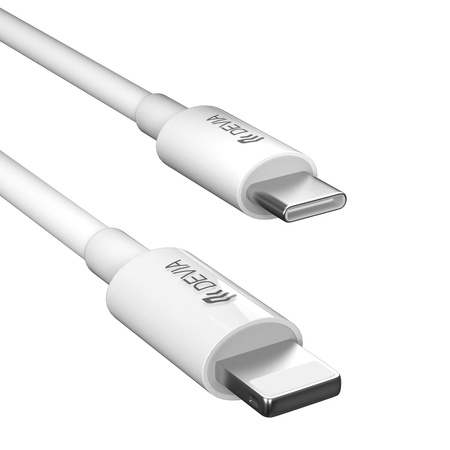 Devia kabel Smart PD USB-C - Lightning 2,0 m 3A biały