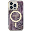 Guess GUHMP14LHLEOPWP iPhone 14 Pro 6.1" pink/pink Hardcase Leopard MagSafe