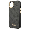 Guess GUHCP14SHG4SHK iPhone 14 6,1" czarny/black hard case 4G Vintage Gold Logo