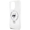 Karl Lagerfeld KLHMP15XHMRSCHH iPhone 15 Pro Max 6.7&quot; white/white hardcase Ring Stand Choupette Head MagSafe